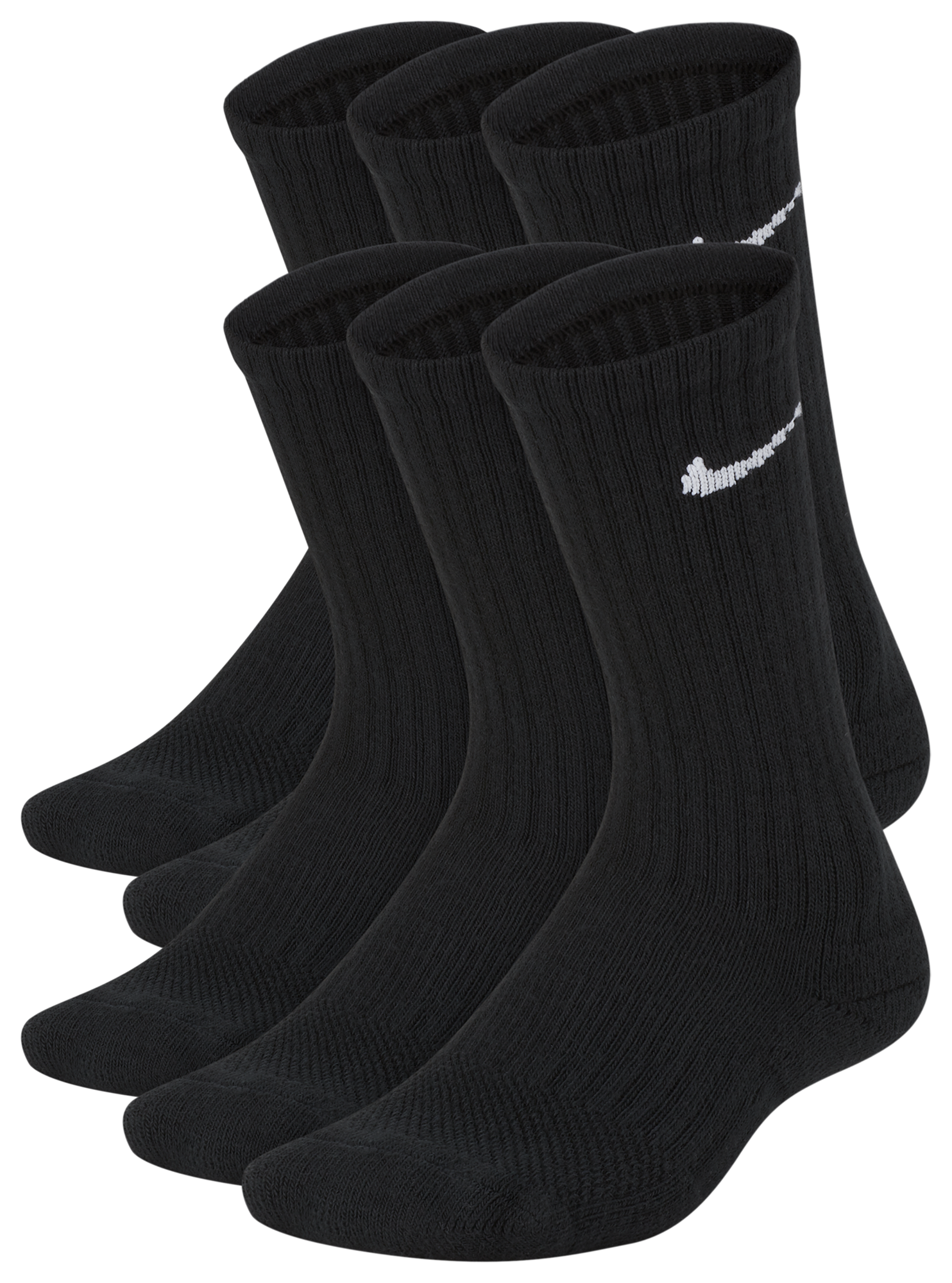 Nike crew socks 6 pack best sale