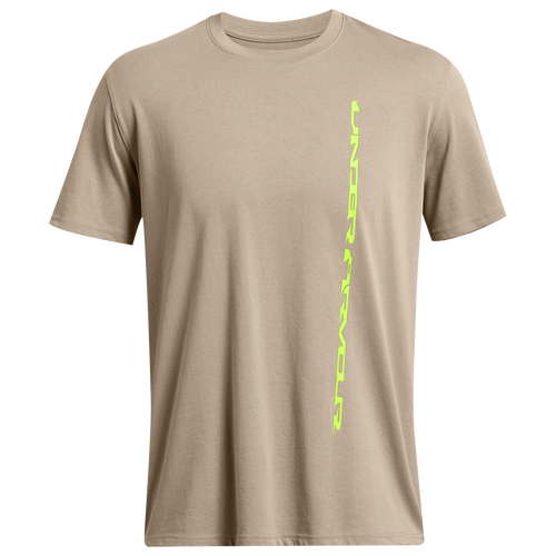 Under Armour Mens  Dusk To Dawn Swirl T-shirt In Taupe