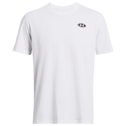 Men's - Under Armour HW LC Patch Short Sleeve - White