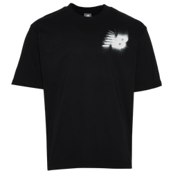 Men's - New Balance Schematic Blur T-Shirt - White/Black