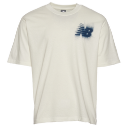 Men's - New Balance Schematic Blur T-Shirt - Sail/Navy