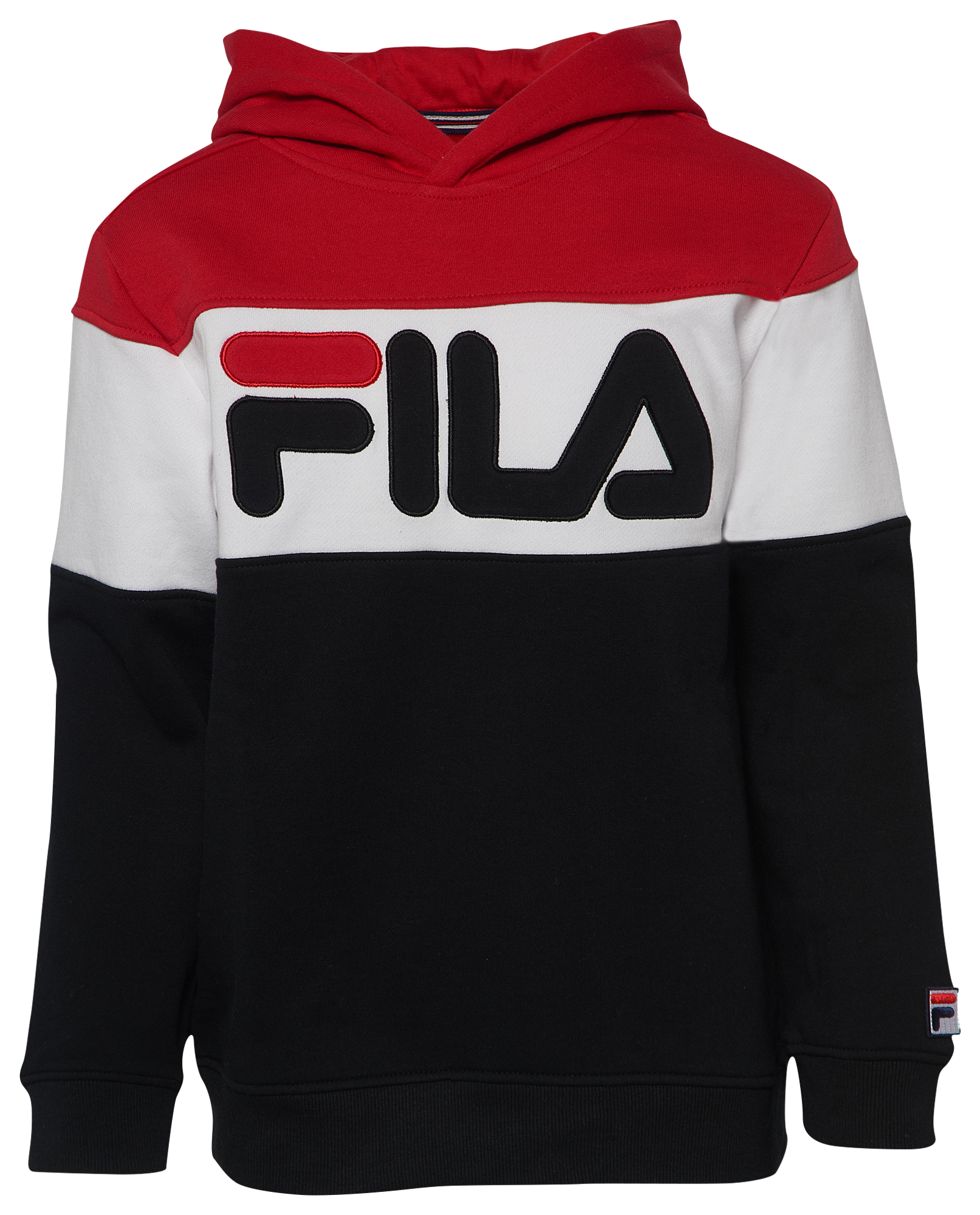 fila color block hoodie