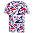 Fila AOP3 T-Shirt - Boys' Grade School White/Navy/Red
