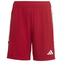 Youth - adidas Youth Team Tiro 23 Soccer Shorts  - White/Red