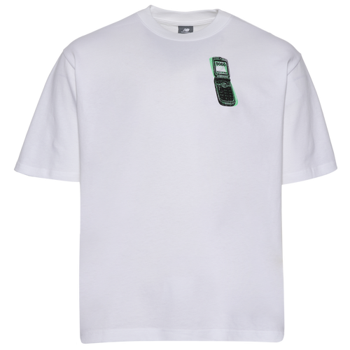 MENS - New Balance Cell Phone T-Shirt - White/Black