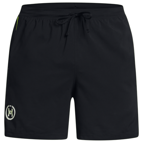 

Under Armour Mens Under Armour Run Anywhere 5" Shorts - Mens Black/Black Size XL