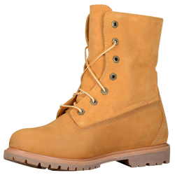 Women's - Timberland Teddy Fleece Fold Down Boots - Wheat Nubuck