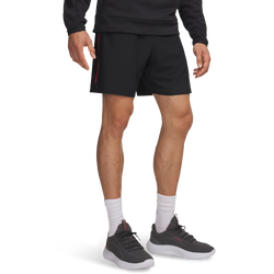 Men's - Under Armour Tech Woven Wordmark Short - Red/Black