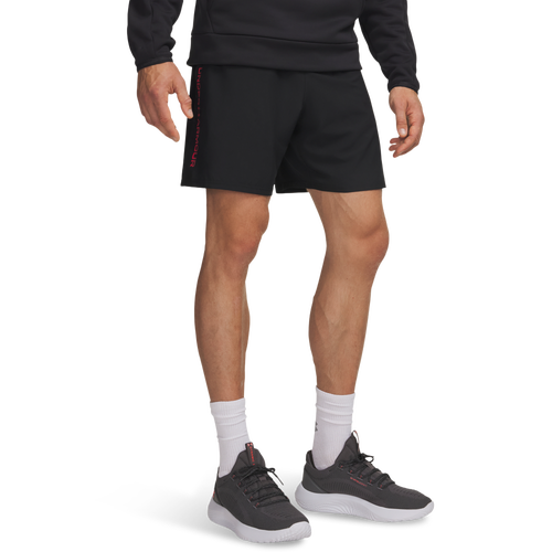 MENS - Under Armour Tech Woven Wordmark Short - Red/Black