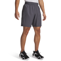 Men's - Under Armour Tech Woven Wordmark Short - Gray/White