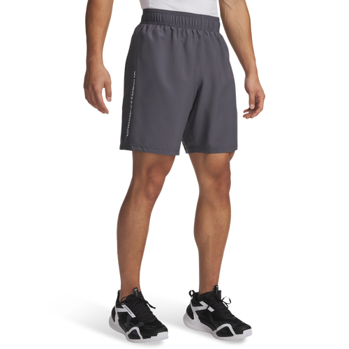  - Under Armour Tech Woven Wordmark Short - Gray/White