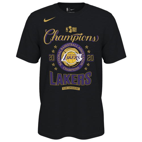 

Nike Mens Los Angeles Lakers Nike Lakers Locker Room Champion T-Shirt - Mens Black/Yellow Size S
