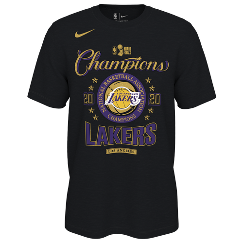 

Nike Mens Nike Lakers Locker Room Champion T-Shirt - Mens Black/Yellow Size S