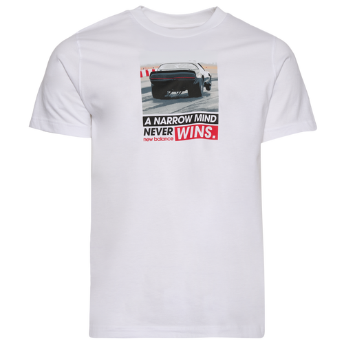 New Balance Mens Narrow Mind T-Shirt - - White