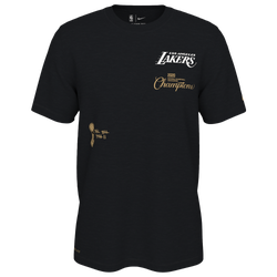 Men's - Nike Lakers  EXP Champion T-Shirt - Black/Gold