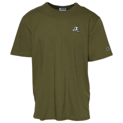 Men's - Champion Classic T-Shirt  - Olive/White