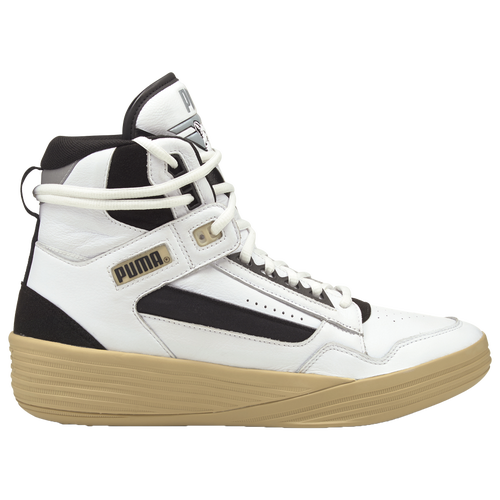 

PUMA Mens PUMA Clyde All-Pro Kuzma Mid - Mens Basketball Shoes White/Black Size 10.0
