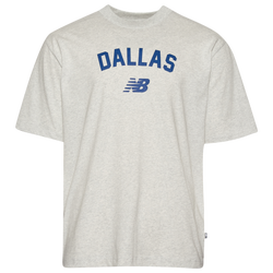 Men's - New Balance Dallas City T-Shirt - Ash Heather/Ash Heather