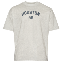 Men's - New Balance Houston City T-Shirt - Ash Heather/Ash Heather