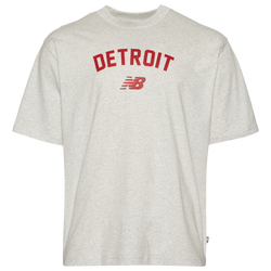 Men's - New Balance Detroit City T-Shirt - Ash Heather/Ash Heather