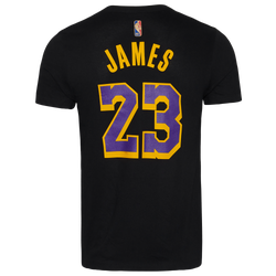 Men's - Nike NBA Restart Name & Number T-Shirt - Black/Purple