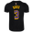 Nike NBA Restart Name & Number T-Shirt - Men's Black/Yellow
