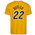 Nike NBA Restart Name & Number T-Shirt - Men's Yellow/Black