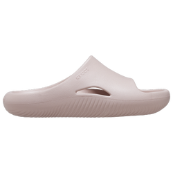 Women's - Crocs Mellow Slides - Pink Clay/Pink Clay