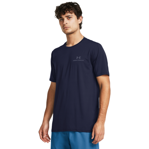 

Under Armour Mens Under Armour Vanish Energy Short Sleeve T-Shirt - Mens Silt/ Midnight Navy Size S