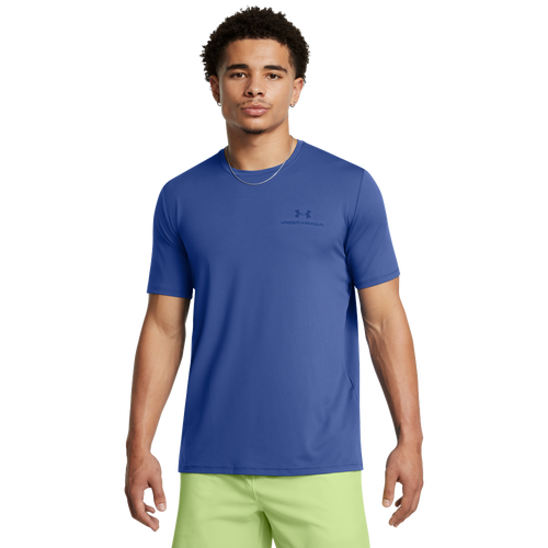 

Under Armour Mens Under Armour Vanish Energy Short Sleeve T-Shirt - Mens Tech Blue/Tech Blue Size S