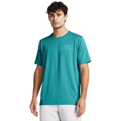 Men's - Under Armour Vanish Energy Short Sleeve T-Shirt - Circuit Teal/Cinna Red
