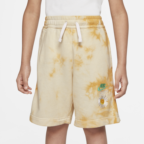 

Boys Nike Nike NSW HBR Statement FT Shorts - Boys' Grade School White/Sanded Gold Size M