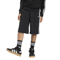Boys' Grade School - adidas Firebird Jorts  - Black/White
