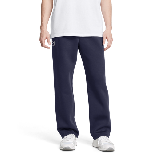 

Under Armour Mens Under Armour Essential Fleece Pants - Mens Midnight Navy/White Size S