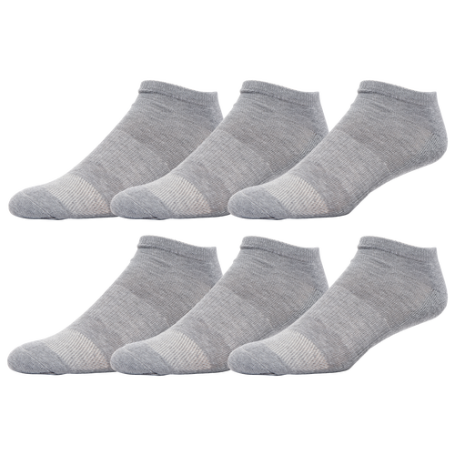 

CSG Mens CSG 6 Pack No Show Socks - Mens Grey/Multi Color Size L