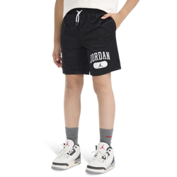 Boys' Grade School - Jordan Mesh PE Shorts  - White/Black