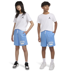 Boys' Grade School - Jordan Mesh PE Shorts  - Blue/White