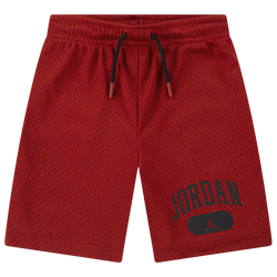 Boys' Preschool - Jordan Mesh PE Shorts  - White/Red