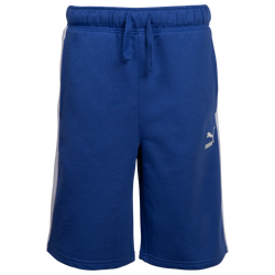 Boys' Grade School - PUMA T7 Classic French Terry Shorts  - Blue/White