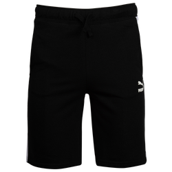 Boys' Grade School - PUMA T7 Classic French Terry Shorts  - Black/White