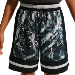 Boys' Grade School - Nike Ja Dri-FIT AOP Game Short  - Light Smoke Grey/Black