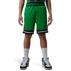 Boys' Grade School - Jordan Sport Diamond Shorts  - Lucky Green/White