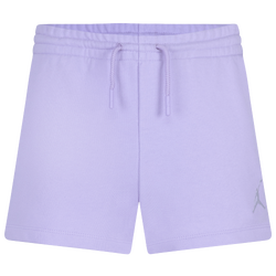 Girls' Grade School - Jordan Essential Shorts - Purple/White