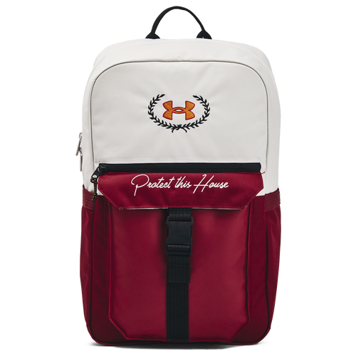  - Under Armour Triumph Campus Backpack - White Clay/Black Cardinal