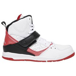 Boys' Preschool - Jordan Flight 45 High - White/Gym Red/Black