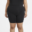 Nike Plus Size Essential Bike LBR Shorts - Women's Black/White