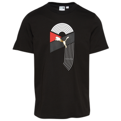 Men's - PUMA Art Of Sport T-Shirt - Black/Grey/Red