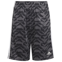 Boys' Grade School - adidas U FT Shorts - Grey/White