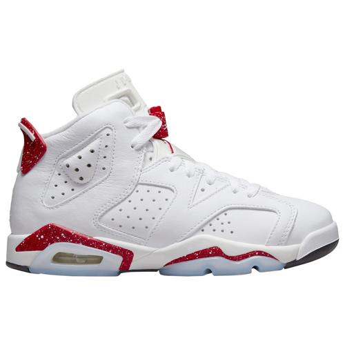 

Jordan Boys Jordan Retro 6 - Boys' Grade School Shoes White/Red/Black Size 05.0