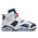 Jordan Retro 6 - Boys' Grade School White/Red/Navy